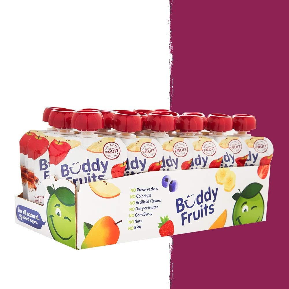 Buddy Fruits nut-free pouch suitable for nut-free environments