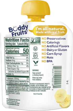 Buddy Fruits 18-pack display showing a convenient bulk option for families.