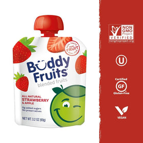 Buddy Fruits multifruit pouch ideal for kids’ lunch boxes.