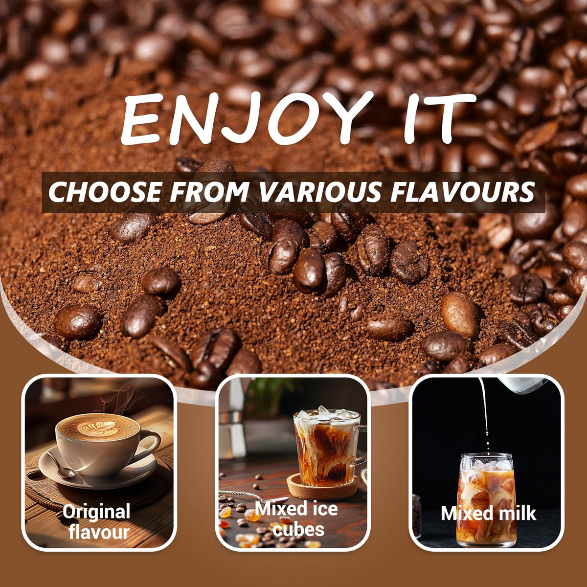 BudLive latte art cup suggests creamy, approachable coffee experience