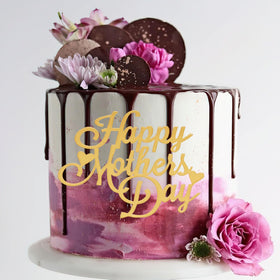 Bufeti Mother's Day toppers are durable acrylic for party-ready desserts.