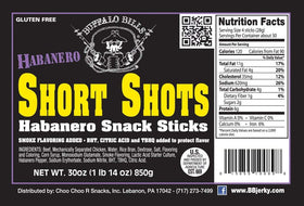 Buffalo Bills Habanero Short Shots serving idea image for quick party snacks.
