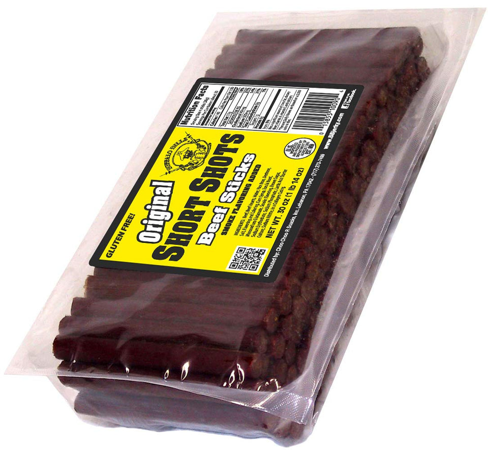 Buffalo Bills Short Shots Original Mild in a 30oz bag for on-the-go protein