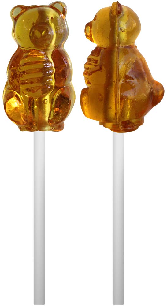Buffalo Bills honey bear suckers 4 inches long for fun treats.