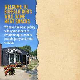 Buffalo Bob's Exotic Jerky beef-buffalo-chipotle-garlic combines smoky heat with convenient packaging.