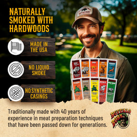 Buffalo Bob's Exotic Jerky wild-boar-beef-bbq offers satisfying protein during workouts.