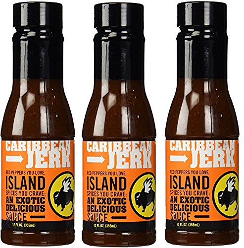Buffalo Wild Wings Caribbean Jerk sauce bottle for grilling and flavor enhancement