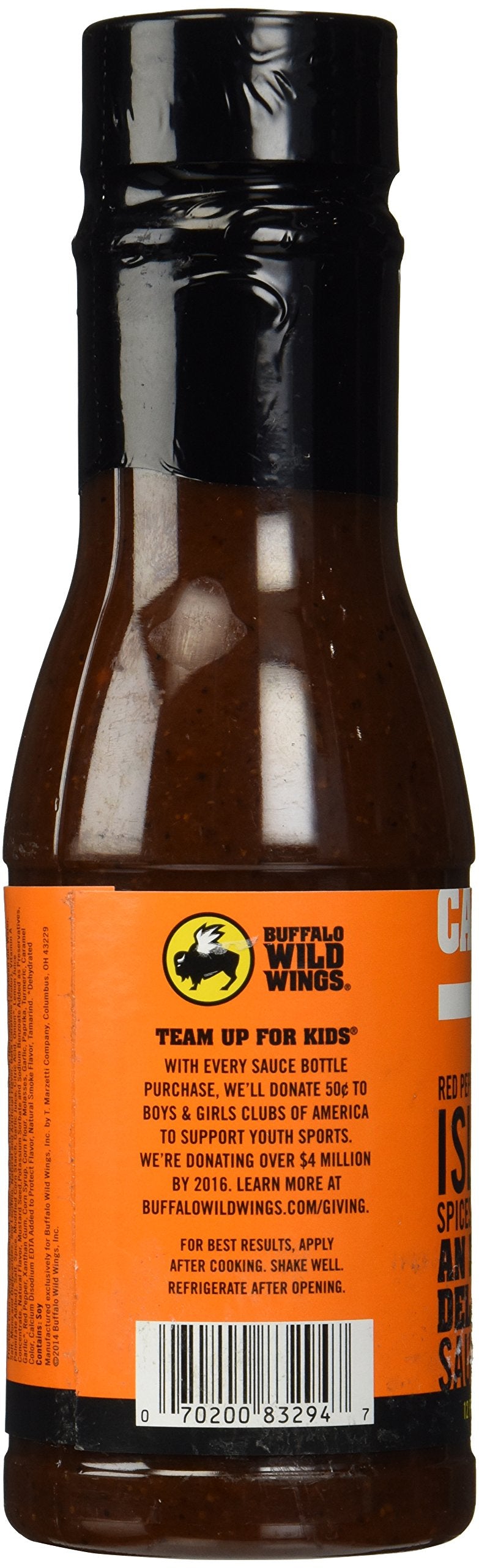 Buffalo Wild Wings Caribbean Jerk sauce pour for wings glaze and dipping.