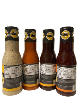 Buffalo Wild Wings Medium sauce bottle with balanced heat for wings and dipping