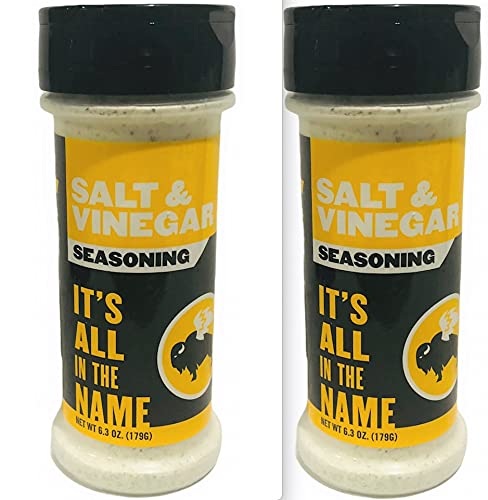 Buffalo Wild Wings Salt & Vinegar two-pack bottle ready for bold, tangy rib and wing seasoning