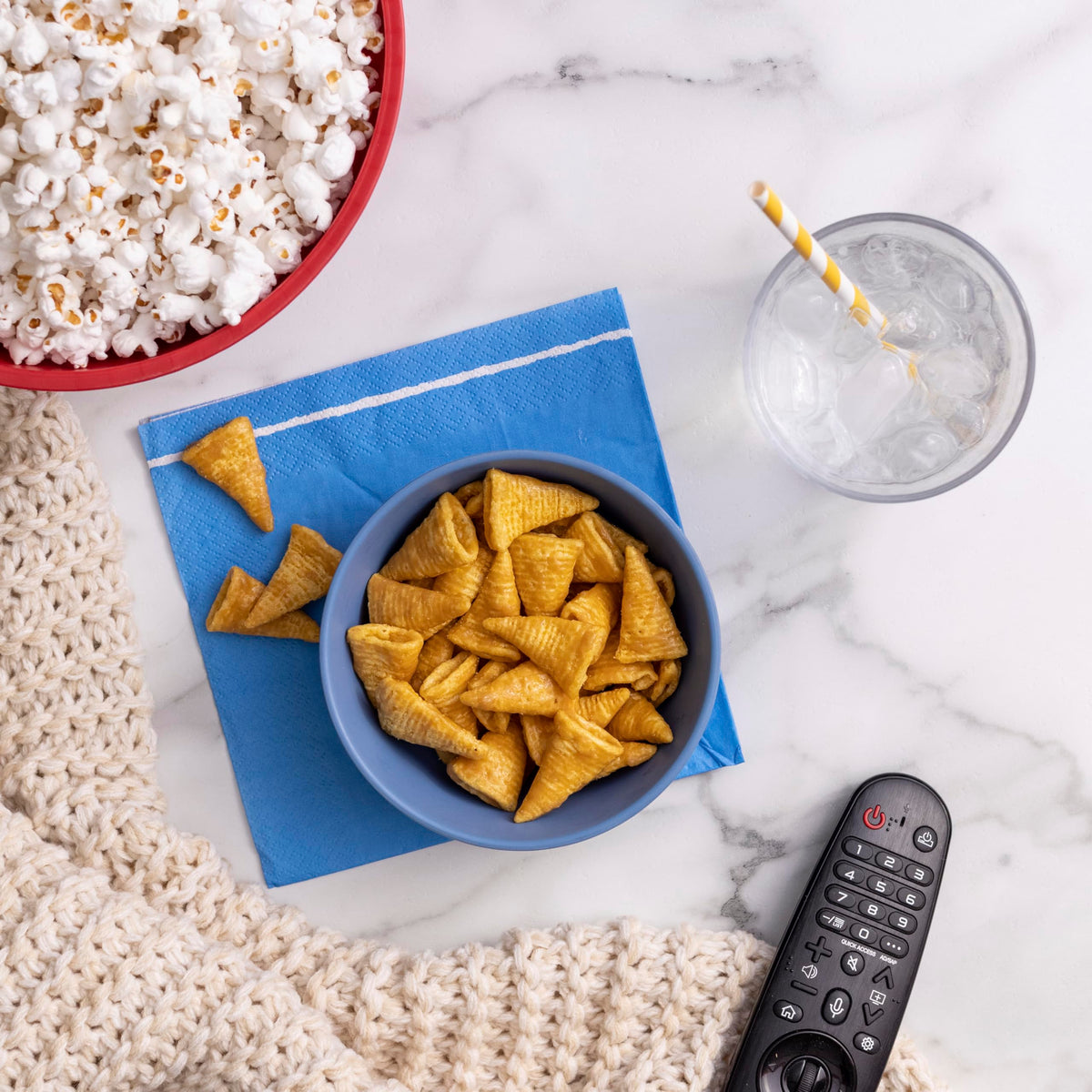 Bugles caramel snacks open-pack serving idea showing portion-ready enjoyment.