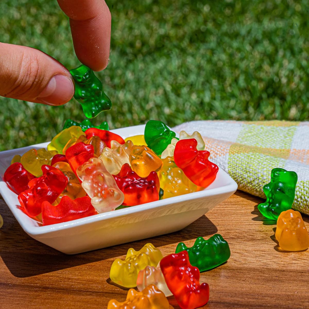 Buha Sweets gummy bears offer a soft, chewy bite ideal for desserts or snacks