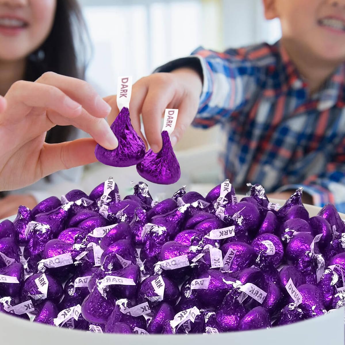 Display-ready Buha Sweets chocolates for candy buffets and reception desks.