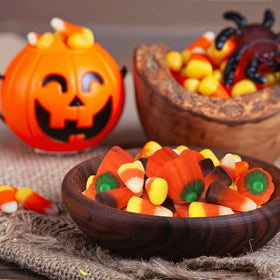 Buha Sweets candy corn and harvest shapes ready for seasonal snacking.