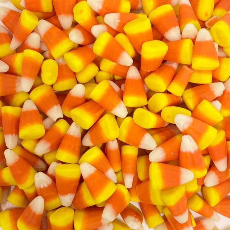 Buha Sweets candy corn at fall buffet bright festive display