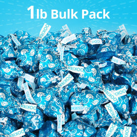 Individually wrapped Cookies and Cream Kisses provide easy serving and freshness at parties.