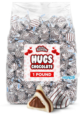 Buha Sweets Milk Chocolate Hugs pack neatly displayed for party sharing.