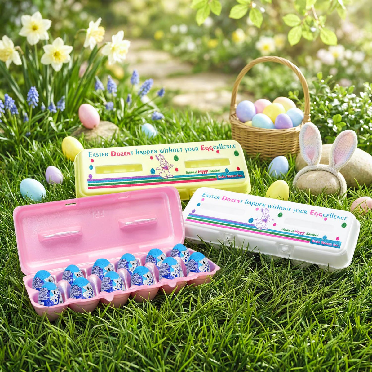 Buha Sweets milk-chocolate shell eggs deliver smooth exterior with cookie crunch filling
