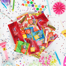 Buha Sweets pinata-fillers with assorted treats for festive celebrations and easy distribution.