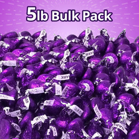 Purple foil wrap on Buha Sweets kisses preserves freshness and adds color.