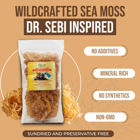 BUiE sea moss gel jar ideal for smoothies and nourishment.
