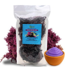 BUIE Purple Irish Sea Moss bottle for easy gel prep