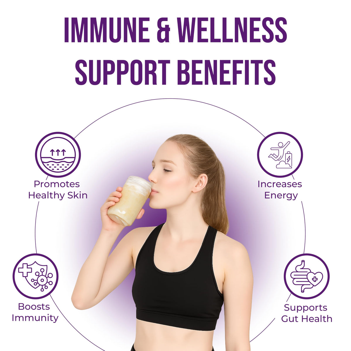 BUIE sea moss gel prep blend for smoothies