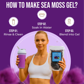 BUIE sea moss addition to smoothies for nourishment