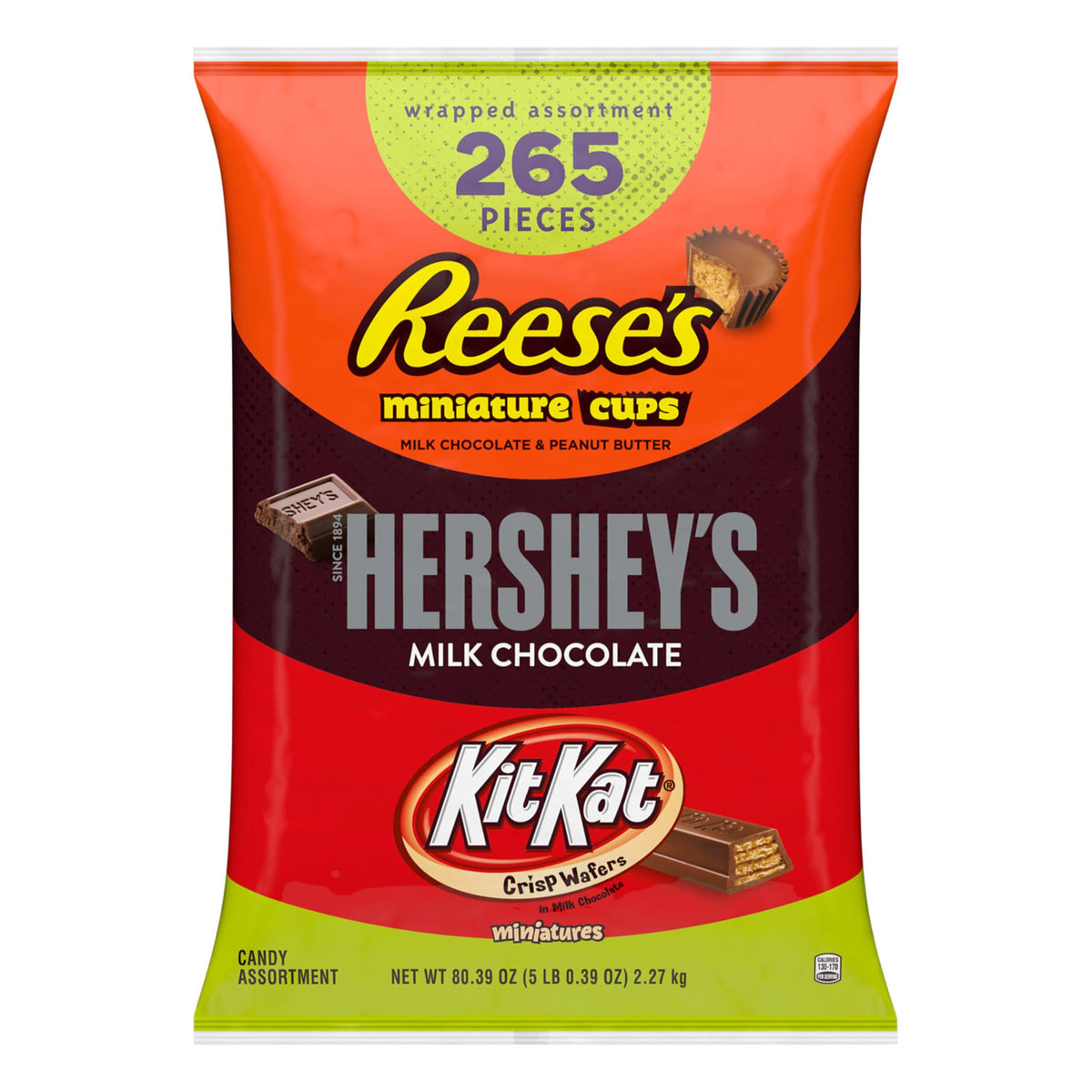 HERSHEY'S KIT KAT REESE'S bulk bag, perfect for concessions.