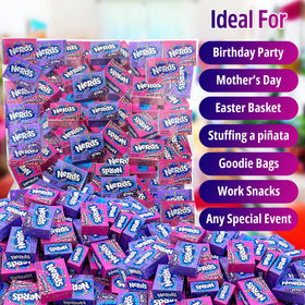 Stocking stuffers and party favors with vibrant Bulk Candy packaging.