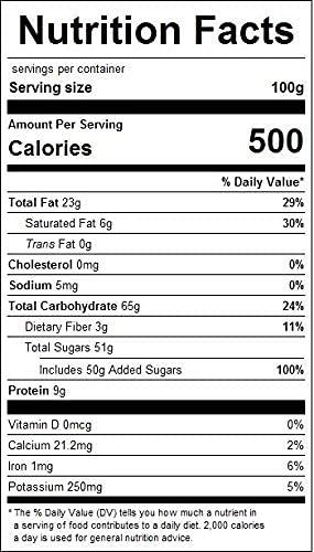 The Bulk-Priced Food Shoppe Kosher-certified label on dessert topping.