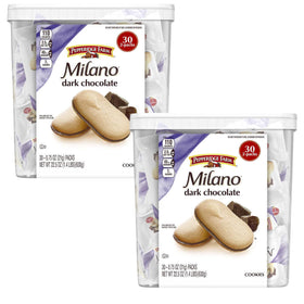 Bulkidoki Pepperidge Farm Milano dark chocolate cookies ready to share