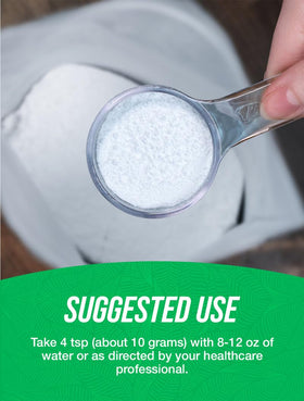 BulkSupplements Coconut Milk Powder added to a smoothie for texture and flavor