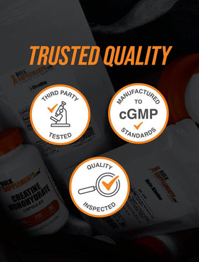 BulkSupplements Organic Mango Powder label highlights natural mango flavor.