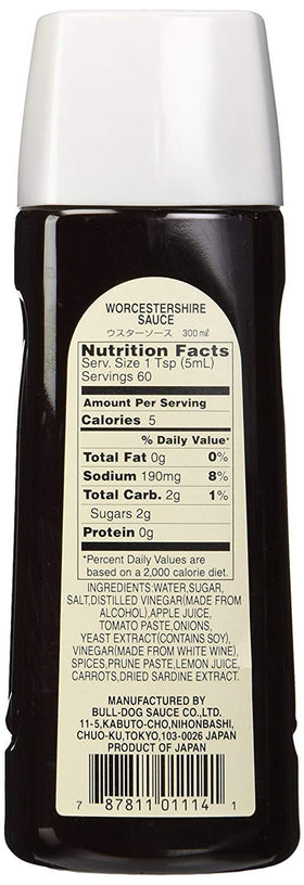 Bull-Dog Worcestershire Sauce being used as a marinade for beef and vegetables.