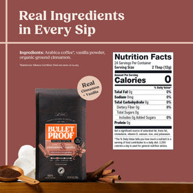 Aromatic kitchen scene with Bulletproof Cinnamon & Vanilla coffee aroma
