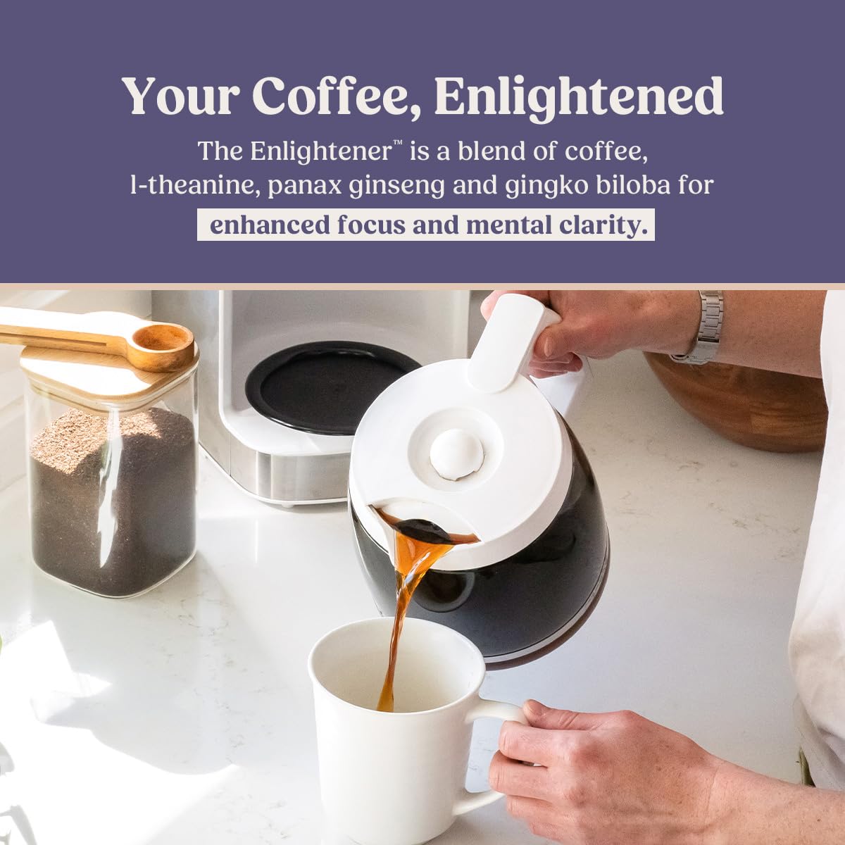 Bulletproof Enlightener Arabica beans promise premium flavor and consistency.