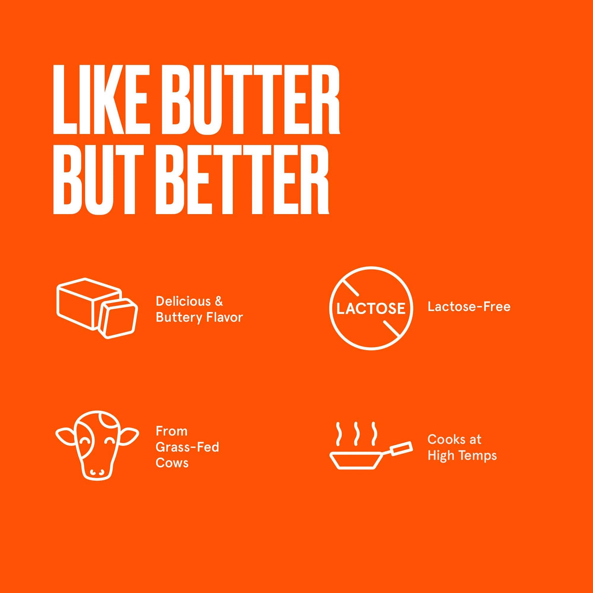Bulletproof ghee lactose-free label for dairy-free-friendly cooking