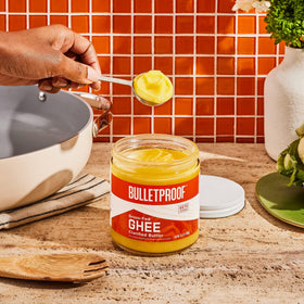 Bulletproof ghee smoke point up to 485°F for high-heat cooking