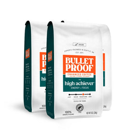 Bulletproof High Achiever ground coffee pack with Lion's Mane for focused mornings