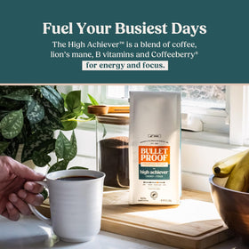 Bulletproof High Achiever medium-dark roast promotes steady energy