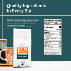 Bulletproof High Achiever steaming cup ready for focused daily use