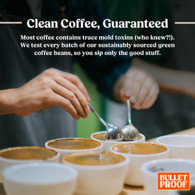 Bulletproof Original Decaf grind close-up reveals uniform texture