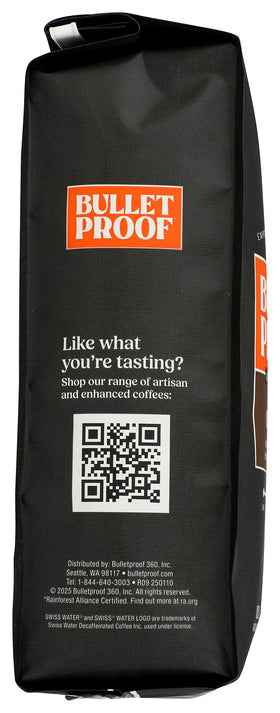 Bulletproof Original Decaf steaming cup ready for a calm morning