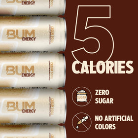 Bum Energy artificial colors-free can emphasizes simple ingredients
