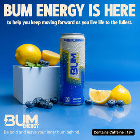 Bum Energy Blueberry Lemonade can provides a refreshing cue on hot days.