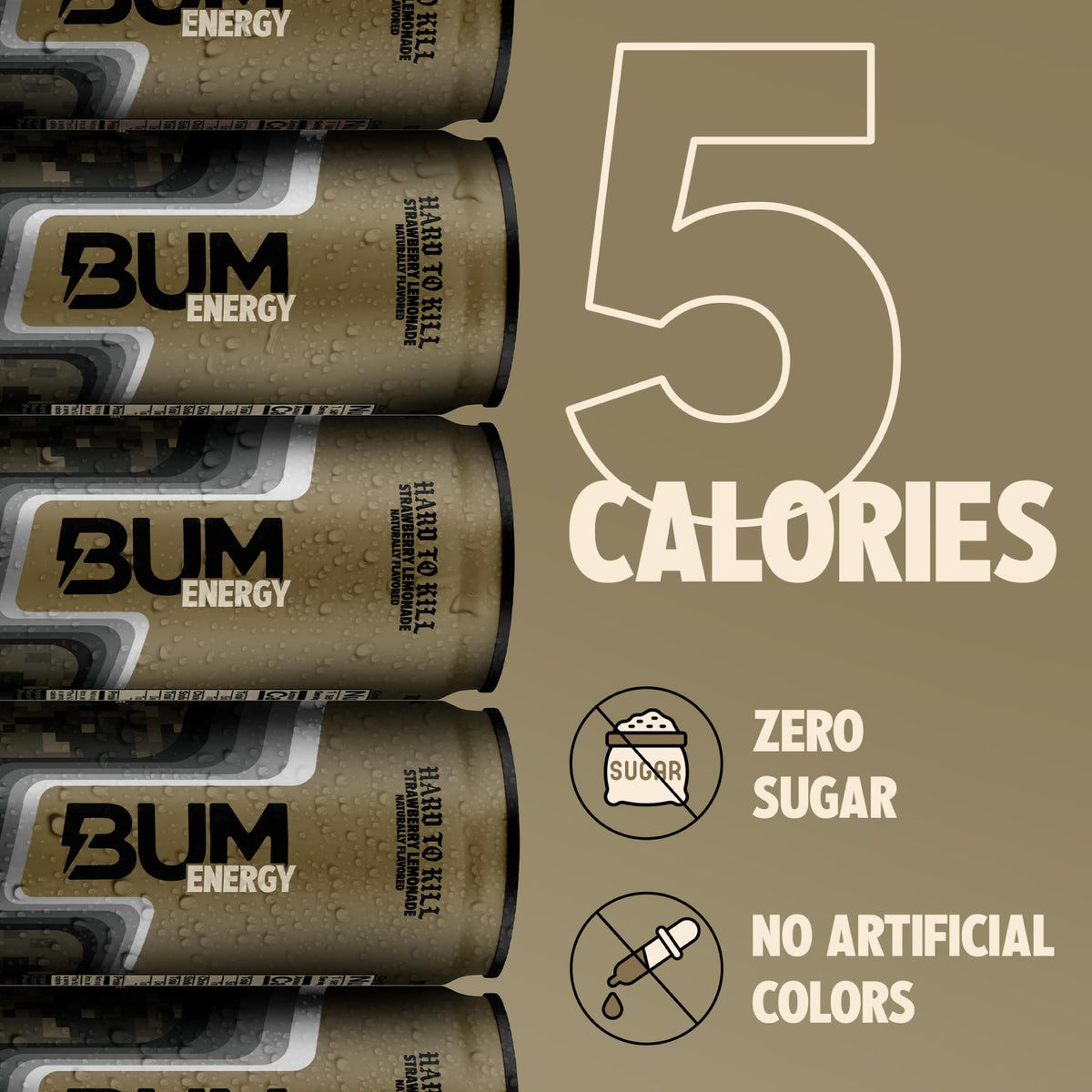 Bum Energy Cognizin and caffeine promote focus during study or workouts