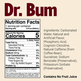 Bum Energy can on a desk beside headphones for concentration