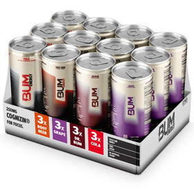 Bum Energy Root Beer can on desk for focused study sessions