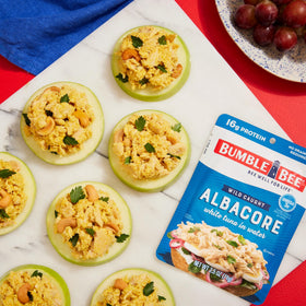 Bumble Bee 12-pack tuna pouches, perfect for meal prep.